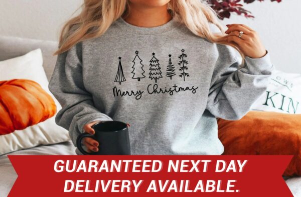 Christmas Tree Sweatshirt, Christmas Sweatshirt, Cute Christmas Shirt, Holiday Shirt, Women'S Christmas Shirt, Christmas Tree 1 (Swt)