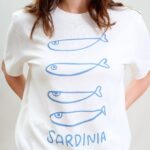 Sardines From Sardinia Unisex, Graphic Adult Tee, Vintage Inspired Summer T-Shirt