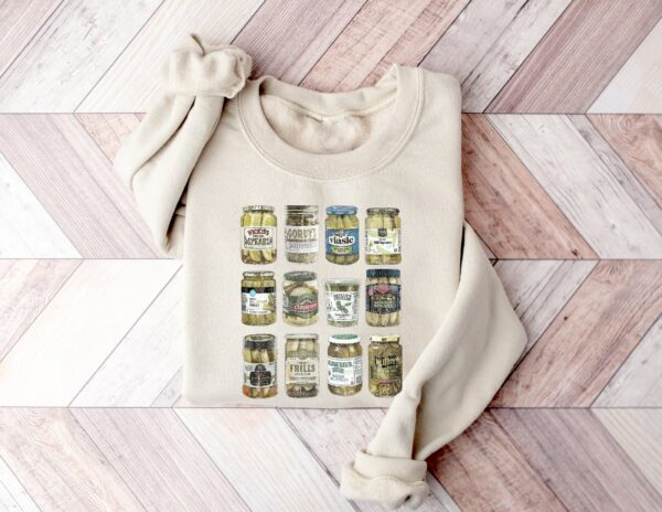 Vintage Canned Pickles Sweatshirt, Pickle Shirt,Canning Shirt, Pickle Crewneck Sweatshirt, Pickle Lovers T-Shirt, Pickle Crewneck Sweatshirt