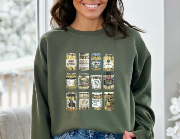 Vintage Canned Pickles Sweatshirt, Pickle Shirt,Canning Shirt, Pickle Crewneck Sweatshirt, Pickle Lovers T-Shirt, Pickle Crewneck Sweatshirt