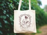 Pride And Prejudice Canvas Bag, Light Academia, Bookish, Jane Austen Quote, Jane Austen, Book Lover Gift, Book Quote, Library Bag, Gift