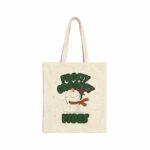 Christmas Crochet Tote Bag For Yarn Lovers, Cute Holiday Canvas Bag, Perfect Christmas Gift And Project Tote