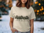 Vintage Botanical Tree Art T-Shirt, Artistic Nature Illustration Tee, Unique Graphic Shirt, Eco-Friendly Fashion, Gift For Plant Lover