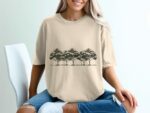 Vintage Botanical Tree Art T-Shirt, Artistic Nature Illustration Tee, Unique Graphic Shirt, Eco-Friendly Fashion, Gift For Plant Lover